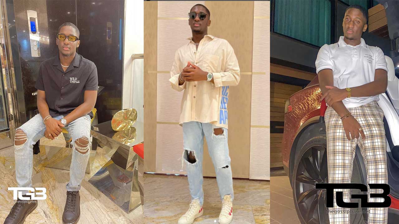 Despite's son Saahene shows swag in expensive designs in recent photos