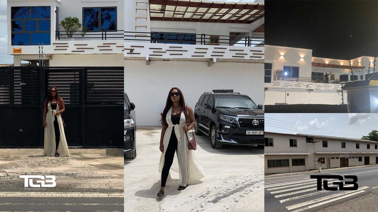 Beverly Afaglo builds a lavish house in her village