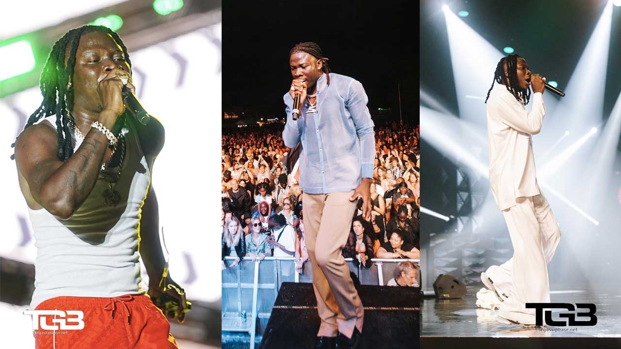 Stonebwoy at different concerts