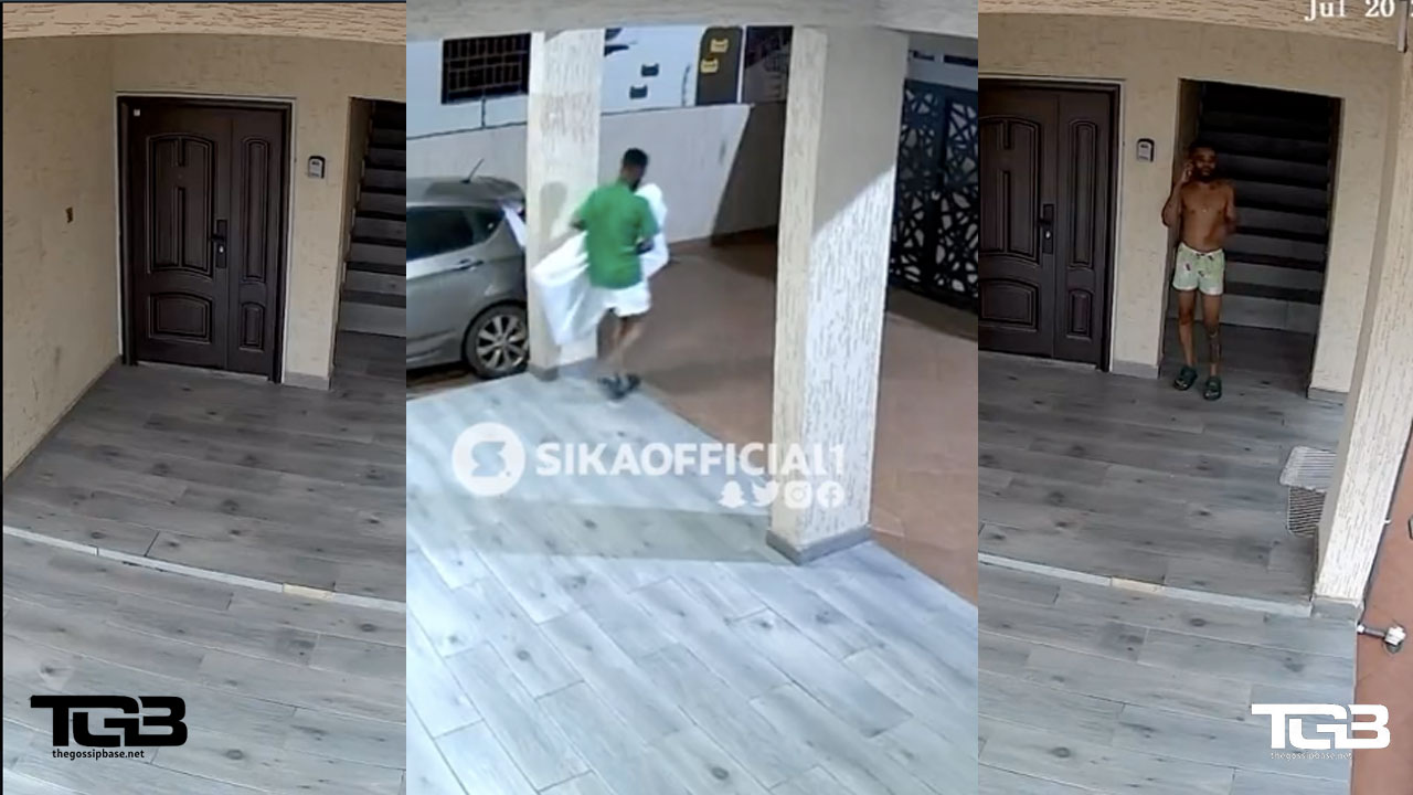 CCTV captures a Nigerian stealing after lodging in an AirBnB