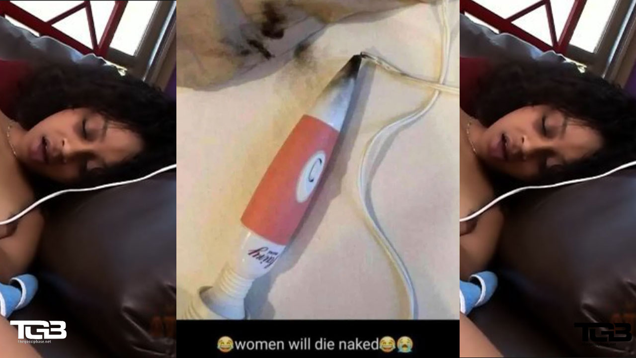 Vibrator explodes inside a lady's private part