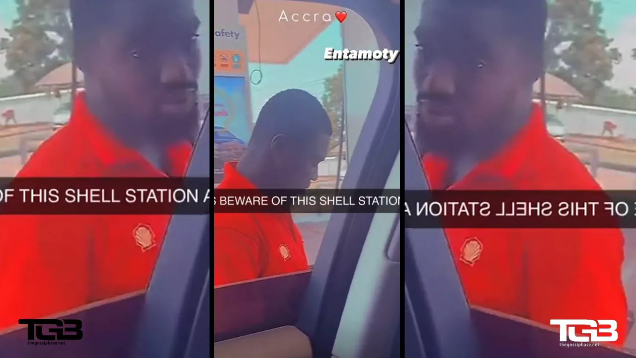 Fuel attendant caught red handed stealing from a customer