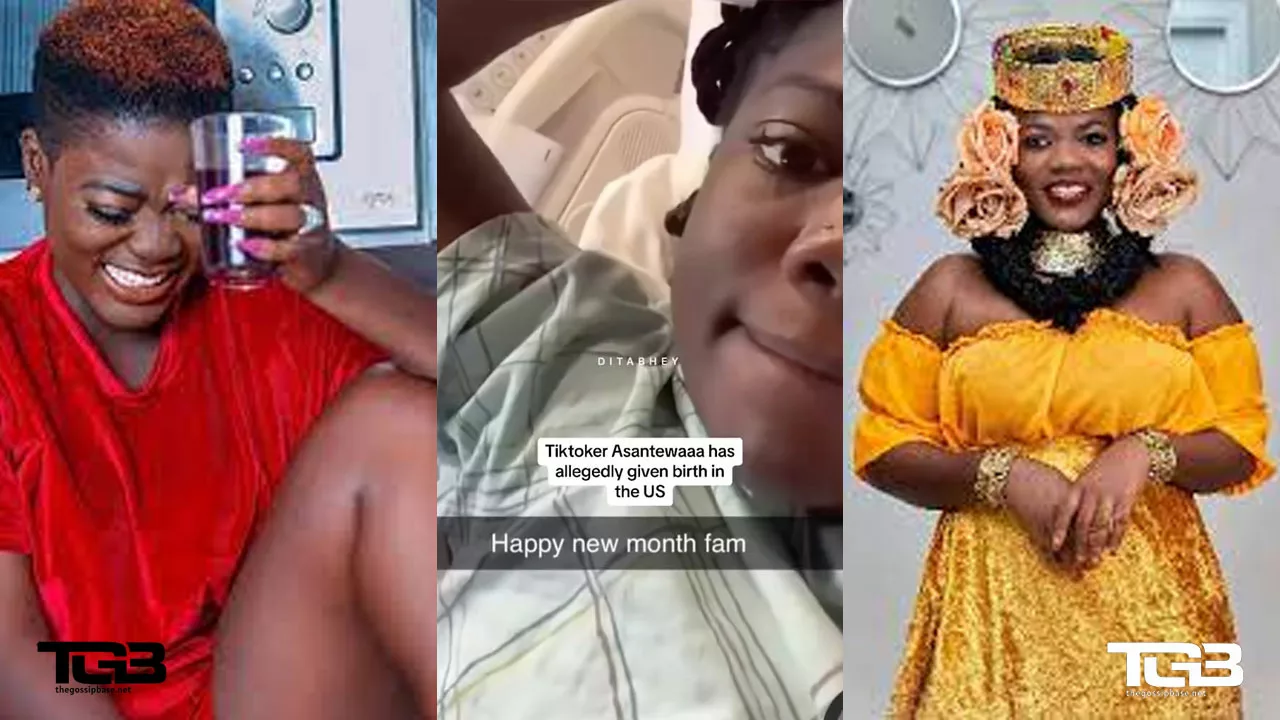 Asantewaa allegedly gives birth in the US