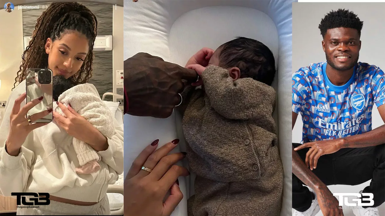 Thomas Partey and his girlfriend welcomes their first baby