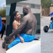 Shaq O’Neal and his 21-year-old girlfriend spotted on a Vacation in Spain