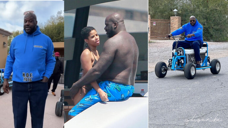 Shaq O’Neal and his 21-year-old girlfriend spotted on a Vacation in Spain