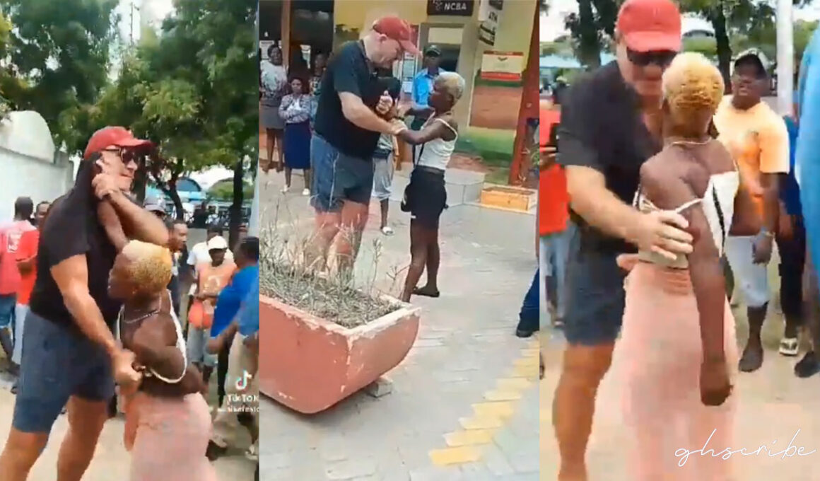 Lady gets into a fight with a white man who slept with her without paying